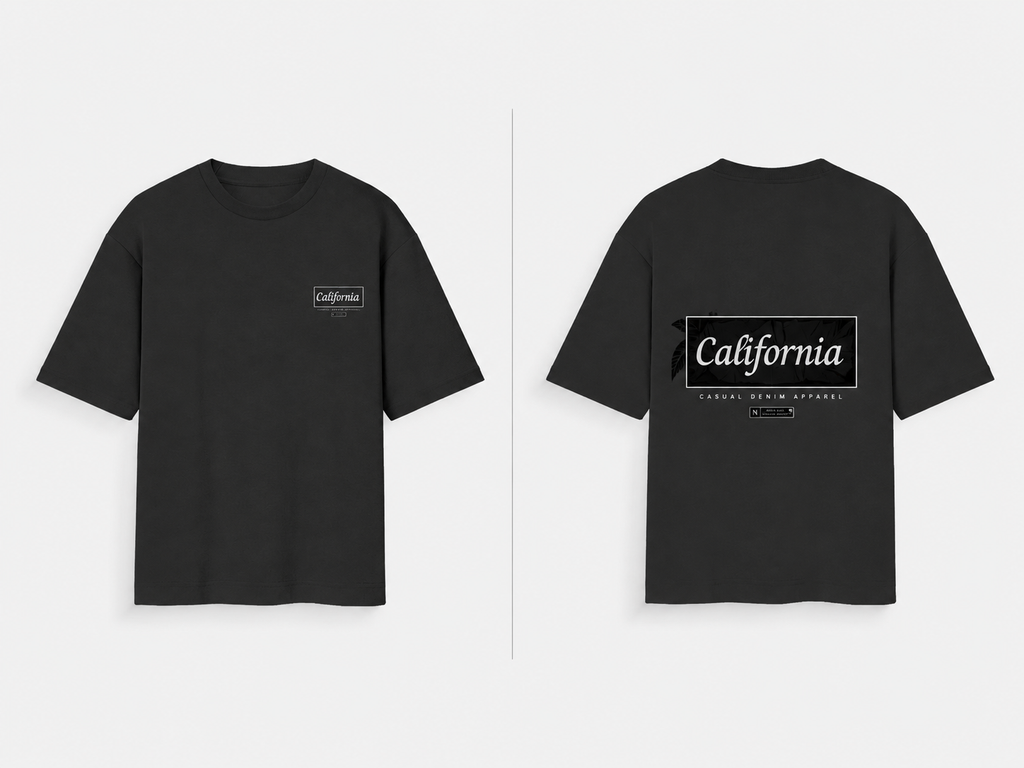 California Minimal Oversized Tee