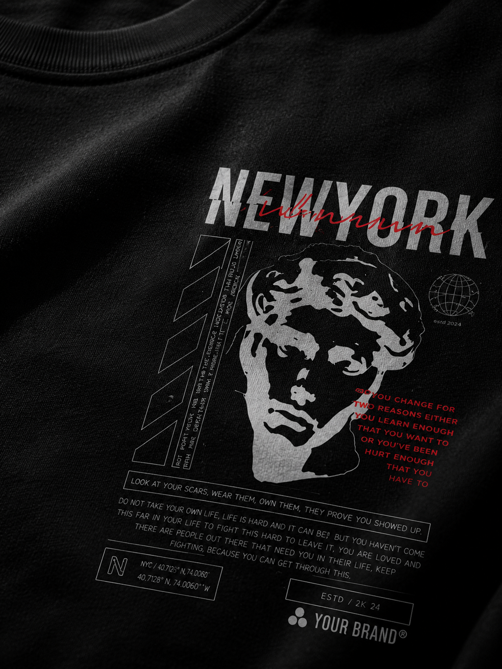 New York Phantom Oversized Tee